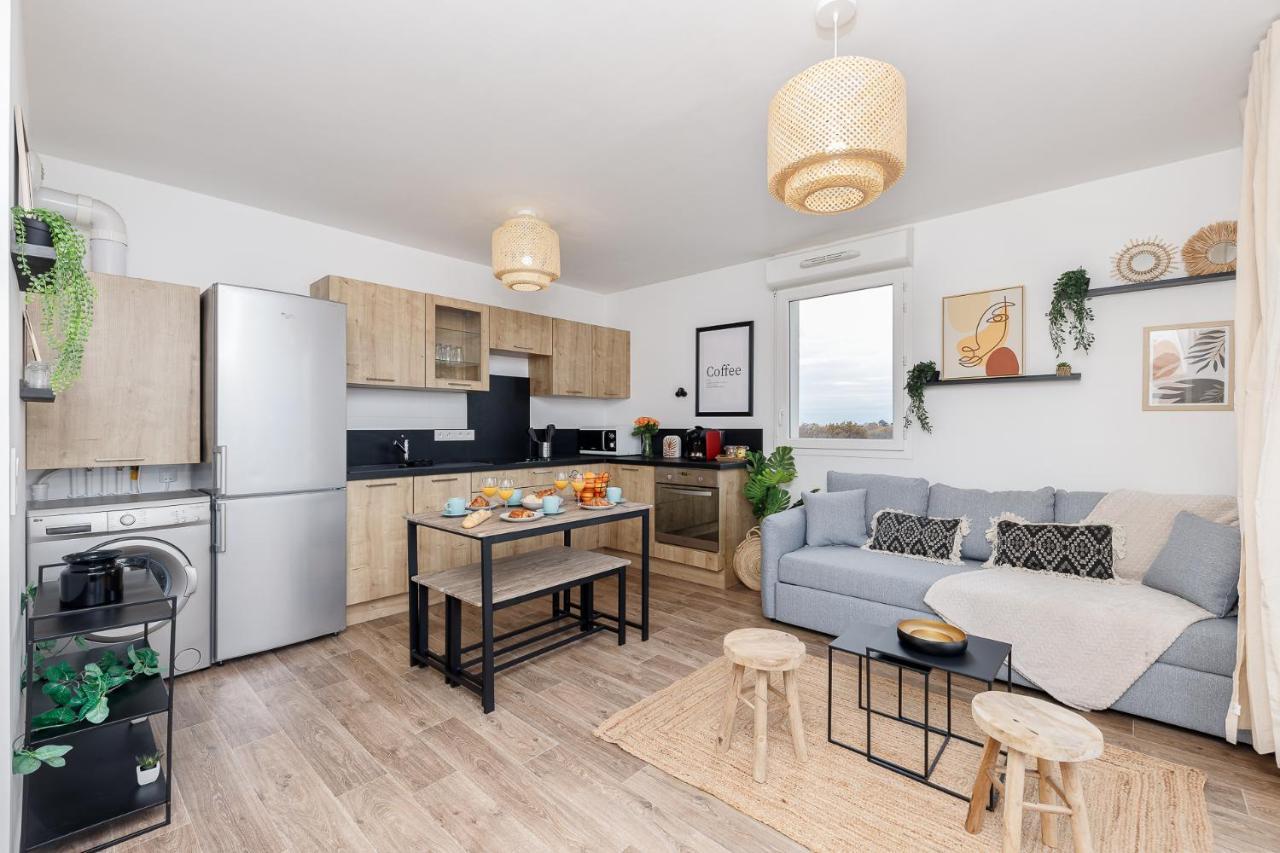 Le Panorama - Chaleureux Et Cosy - Proche Bordeaux Apartment Лормон Екстериор снимка